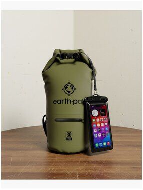 Waterproof Dry Bag Backpack with Zippered Pocket for Outdoor Gear